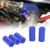 10PCS Intake Vacuum Hose End Universal 4mm Heat Resistant Silicone