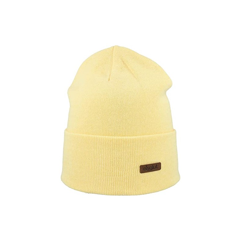Eisglut Unisex Tonio Cotton Beanie Hat, vanilla