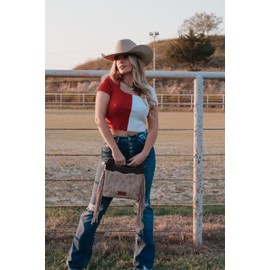 Wrangler Top Handle Bag for Women Embroidered Fringe Western Crossbody Purse Floral Tooled Handbag WG110-G2010TN