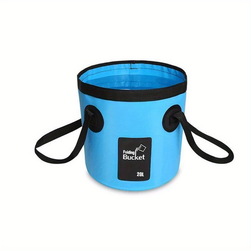 HomeCraft Collapsible Water Bucket Camping – Durable Space-Saving Construction, Home