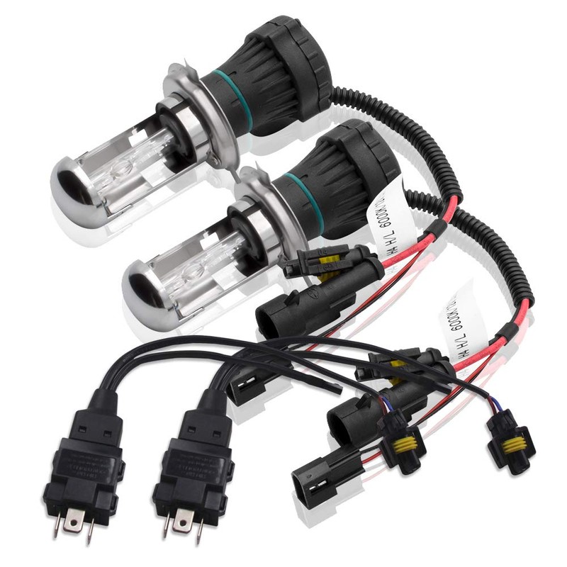 Eseastar 9003 H4 HID Kit, Relayless, 35 W, Hi/Low Switch,