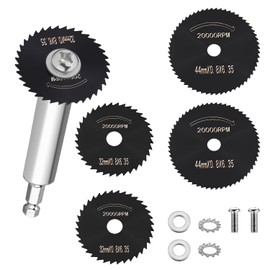 Inside Pipe Cutter for PVC Pipe, Internal Plastic Pipe Cutter 5 High Speed Steel Replacement Saw Blades 1/4" Hex Shank ABS Pipe Cutter Plumbing Tools for Drill & Impact Driver