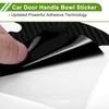X AUTOHAUX Universal 80x88mm Car Door Cup Protector Sticker Anti-Scratches+Auto