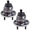 AUQDD 512495 Rear x2 Wheel Hub and Bearing Assembly Compatible