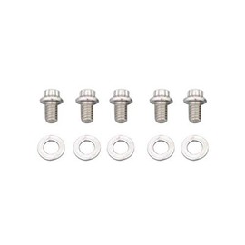 ARP 613-0500 Stainless Steel 3/8-16" RH Thread 0.500" UHL 12-Point Bolt with 3/8" Socket and Washer, (Set of 5)