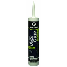Red Devil 0696 Quick Grip Construction Adhesive, 9 fl oz, White, 1 Pack