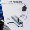 USB Hub, Type-C USB C Hub, 6 in 1 Docking