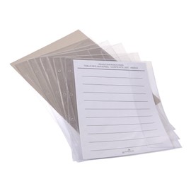 Goldbuch 83005-5 Transparent Document Pockets, 22.7 x 33 CM, Transparent