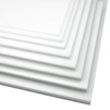 BuyPlastic Natural White HDPE Plastic Sheet 1" Thick, Size 12"
