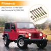 Rear Leaf Spring and Shackle Bolts Compatible with Jeep Cherokee