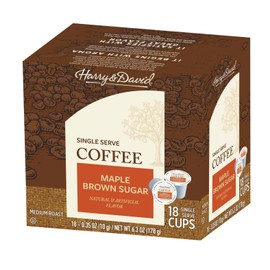 Harry & David Maple Brown Sugar Single Serve Coffee Cups (for K-Cup Brewers) - 18 Count