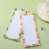 FRIUSATE 2 Pack Magnetic Shopping List Pad & 1 Magnetic