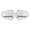 HDBUBALUS Bar Shield Rear Chrome Axle Covers Swingarm For Harley