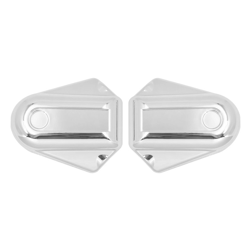 HDBUBALUS Bar Shield Rear Chrome Axle Covers Swingarm For Harley