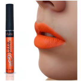 Labial Indeleble Mate Color Naranja Neón                                                                                                              