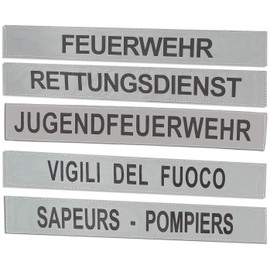 tee-uu Reflective strips for your clothing bag (rescue service)