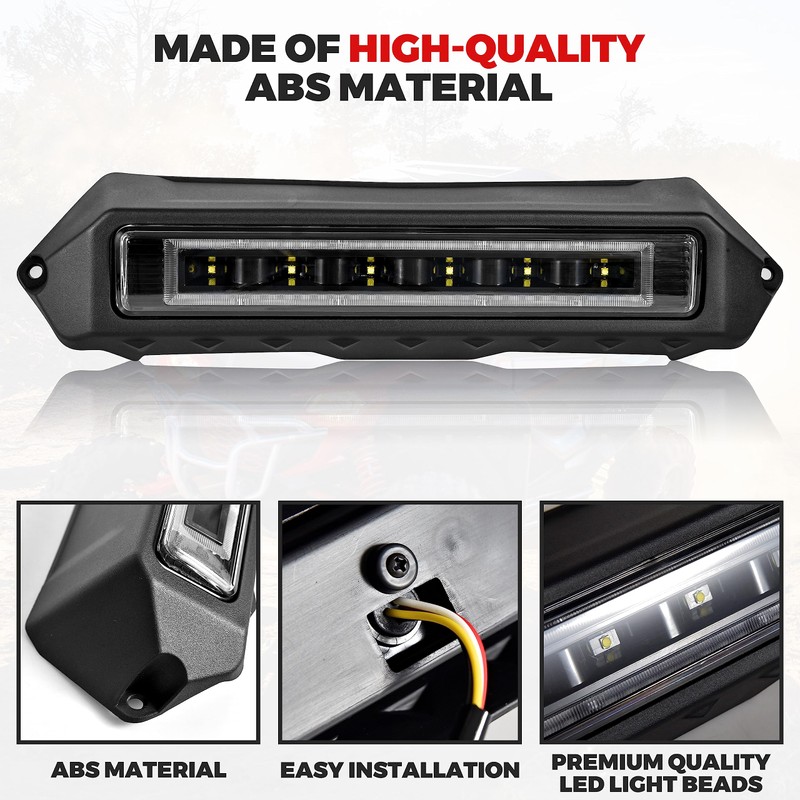 SAUTVS LED Rear Center Accent Tail Light Kit for Honda