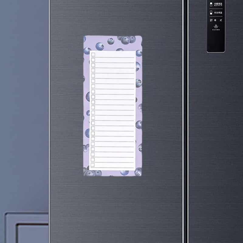 3 Pack Magnetic Shopping List Pad for Fridge, 150 Tear
