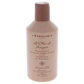 L'Erbolario Shower Gel - Moisturizing Body Wash for Dry and Sensitive Skin - Anti-Aging and Nourishing Body Soap with Argan Leaf - Argan Oil - 8.4 oz