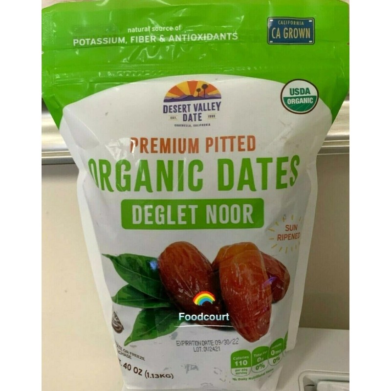 Desert Valley 2 Packs Desert Valley Organic Dates Deglet Noor