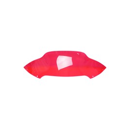 POWER JAMES Pink Red 7.0",7.0 inch Tall PMMA Windshield Windscreen, Compatible with Harley Davidson 2015-23 Road Glide, Road Glide Special, FLTRKSE, FLTRXST