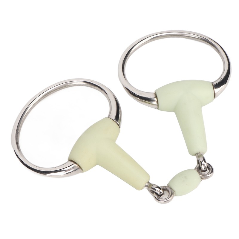 Stainless Steel Horse Bit Apple Flavor Rubber Wrapped Horse Mouth