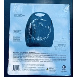 Black+Decker Personal Desktop Heater Black Adj Thermostat, Overheat & Tip Safe