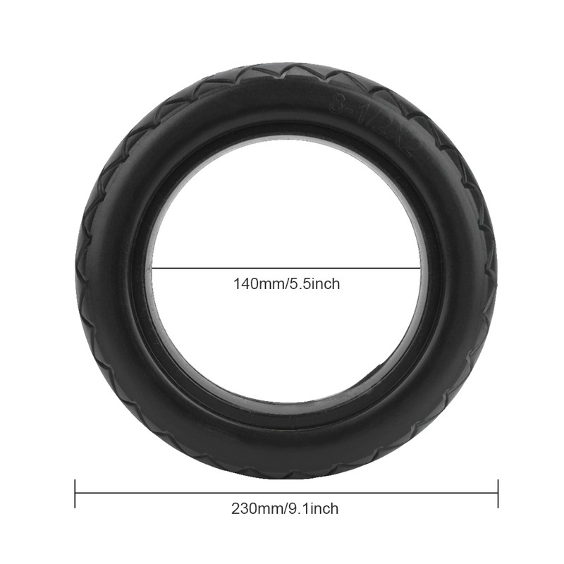 Front Rear Solid Tire Wheel Cover Tyre for Xiaomi Mijia