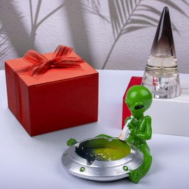 Home ashtray, Cool Ashtrays for Outside to Alien Lovers, Alien Ashtray as Fantasy Present for Friends/Father's Day/Mother's Day/Holiday