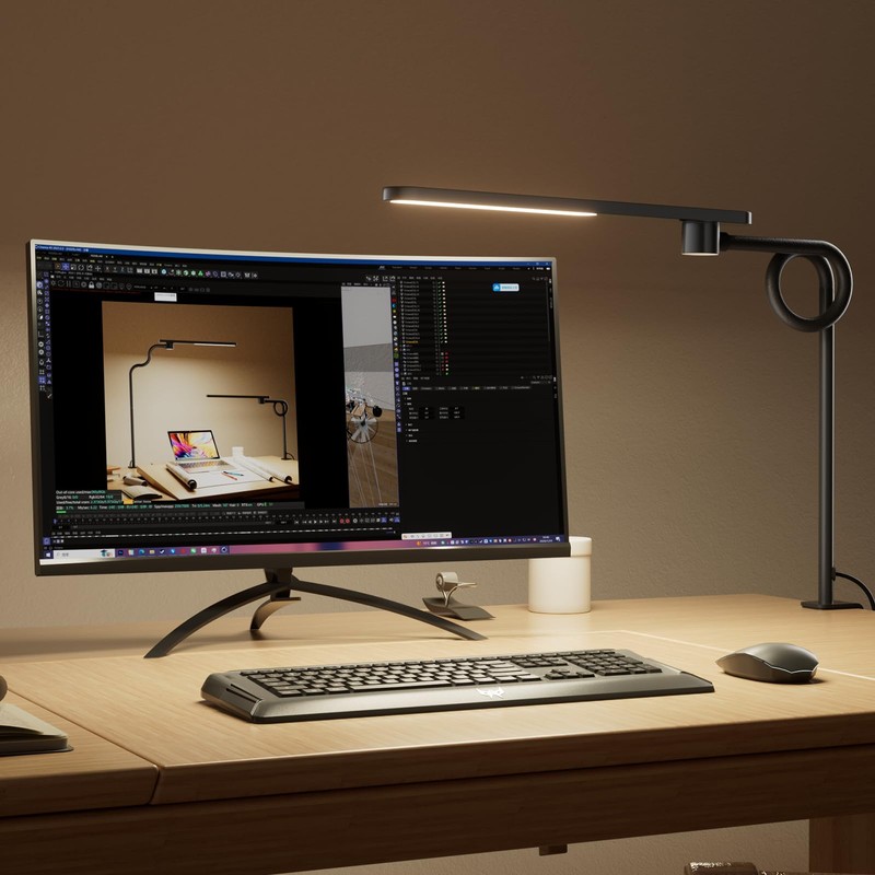 Honeywell HJ2 Clip On LED Desk Lamp with Clamp, Adjustable