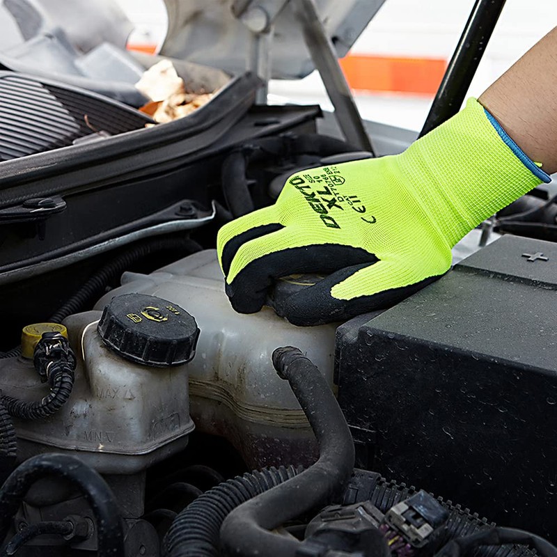 Dekton 9/L Premium Ultimate Comfort Latex Foam Working Gloves |