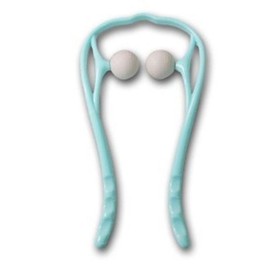 Three colors, good grip neck massager green