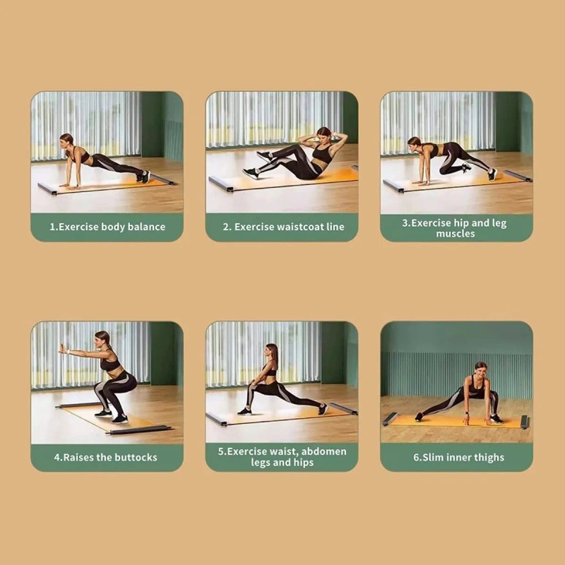 Tapete Deslizante De Entrenamiento Patinaje Equilibrio