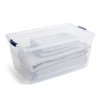Rubbermaid Cleverstore Clear Plastic Storage Bins with Lid, 95 Qt-4