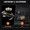 NICRON H15T Headlamp Rechargeable, 500 Lumens LED Headlamp with Red