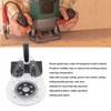 Universal Router Base Set,Offset Router Plate Router Edge Guide Acrylic