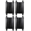 Hoypeyfiy 4 Pieces Doors Double Action Spring Hinge Stainless Steel