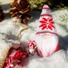 com-four® 6 x Premium Christmas Gnome 15 cm - Christmas