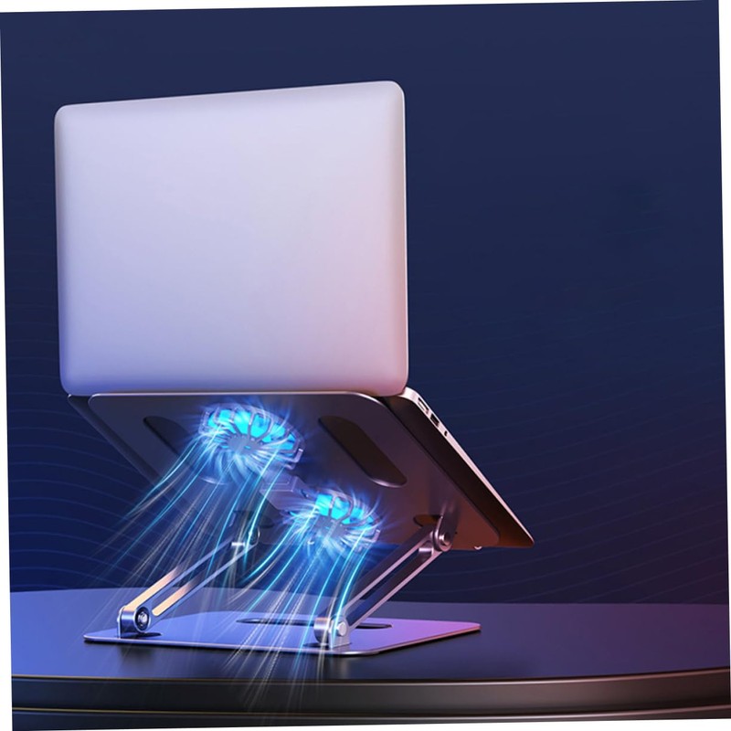 Mobestech 17.3 Inch Aluminum Alloy Dual Fan Cooling Pad Laptop