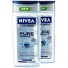 Nivea Men Bath Care Pure Impact Shower Gel Body Lotion