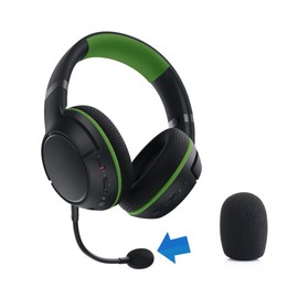 LEFXMOPHY Mic Foam Replacement for Razer Kaira/Kaira X/Barracuda X/Kraken V3 Pro Gaming Headset Microphone Pop Filter Cover, 3pack Windscreen