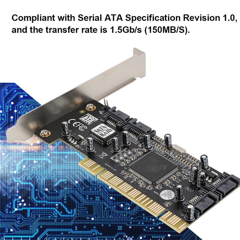 514 PCI SATA Host Controller 150 4-Channel RAID Card Serial