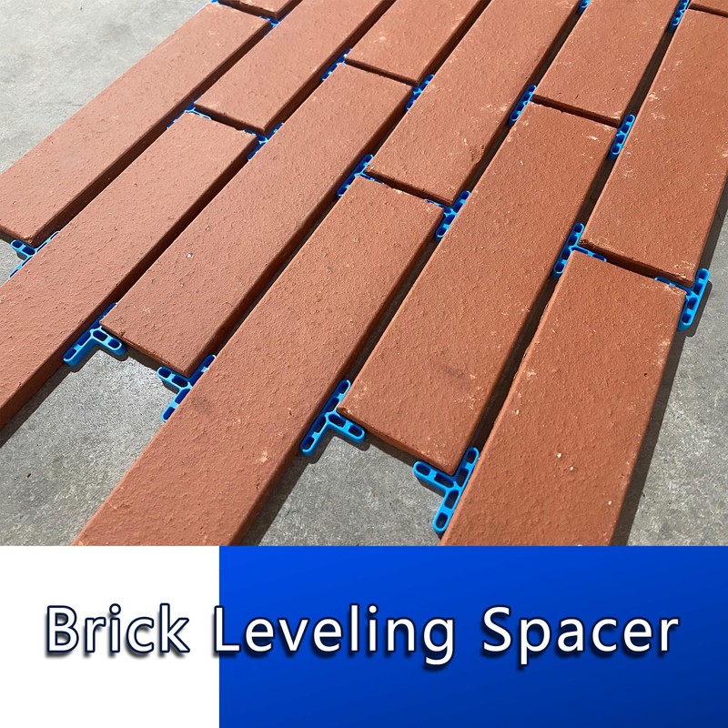 100-Pack 1/4" Plastic Spacers for Tile & Brick Non-Slip Masonry