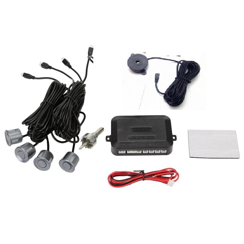 Parking Aid Set of 4 Sensors for Cars, Vans, Campers,