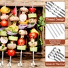 Pack of 30 Stainless Steel Barbecue Skewers 30 cm with
