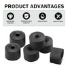 Downhill 20 PC Car Wheel Lug Nut Covers, 17mm Tire