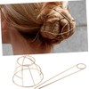 Bird Cage Hairpin Hair Bun Cage Cuff Hair Bun Holder