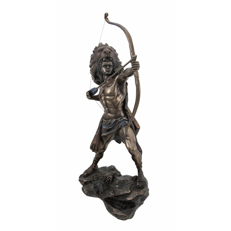 Hercules Shooting Arrow Statue Sculpture Greek Myth