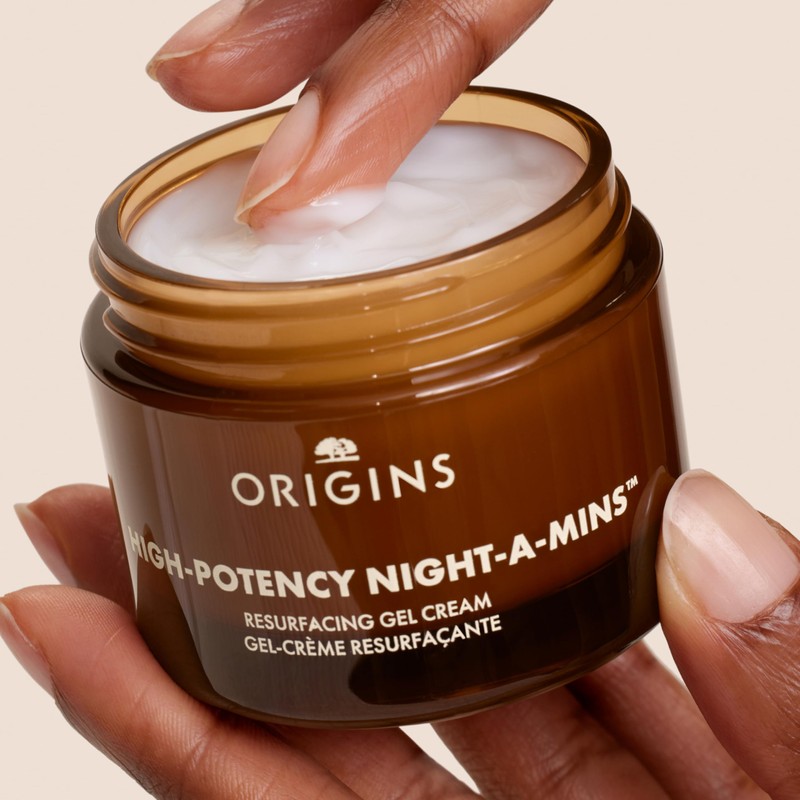 Origins High-Potency Night-A-Mins Resurfacing Gel Face Moisturizer with Fruit-Derived AHAs