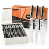 MAD SHARK 11-Piece Kitchen Knife Block Set with Sharpener Rod
